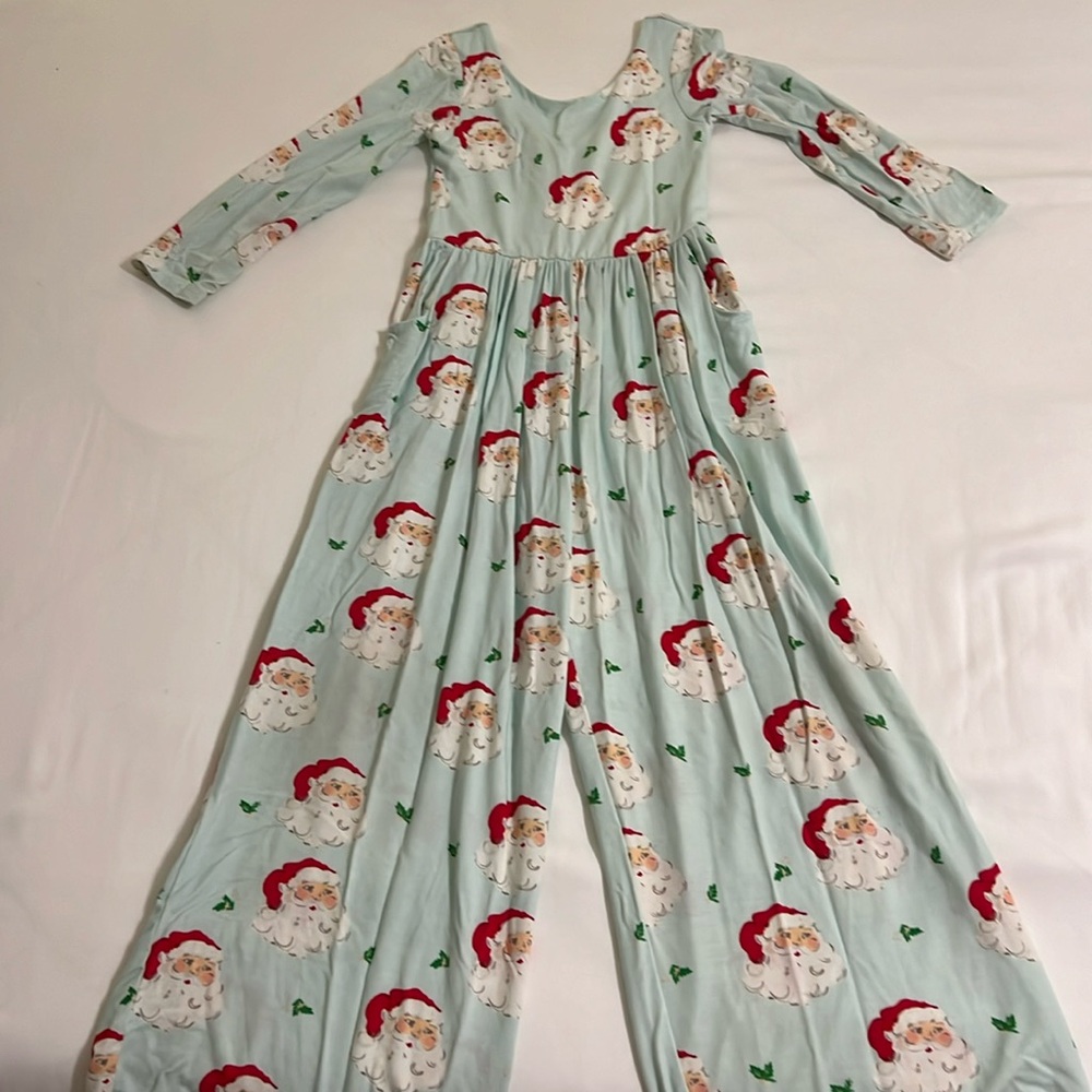 SweetHoney Santa Leggy Romper